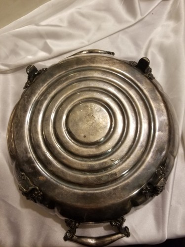 Quadruple plate adelphi Silver Serving Dish With Lid