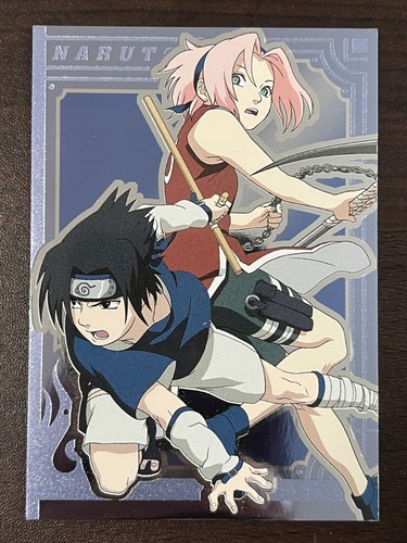 No.74 Naruto Card Sasuke & Sakura Etching Rare Card Japan | eBay