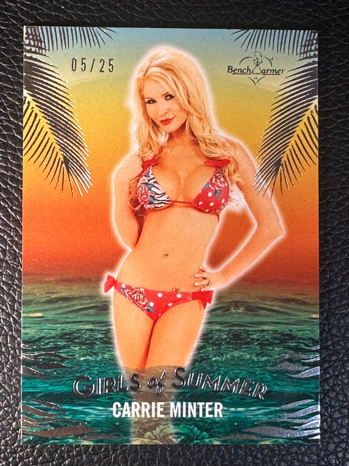 2020 Bench Warmer Girls Of Summer Silver Foil Carrie Minter 5/25