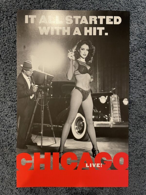 Chicago ~ LIVE - Original Broadway Musical - Touring Poster ~ 2004