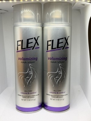 2 Pack Flex Volumizing Hair Spray 11 oz All Day Volume Control Discontinued
