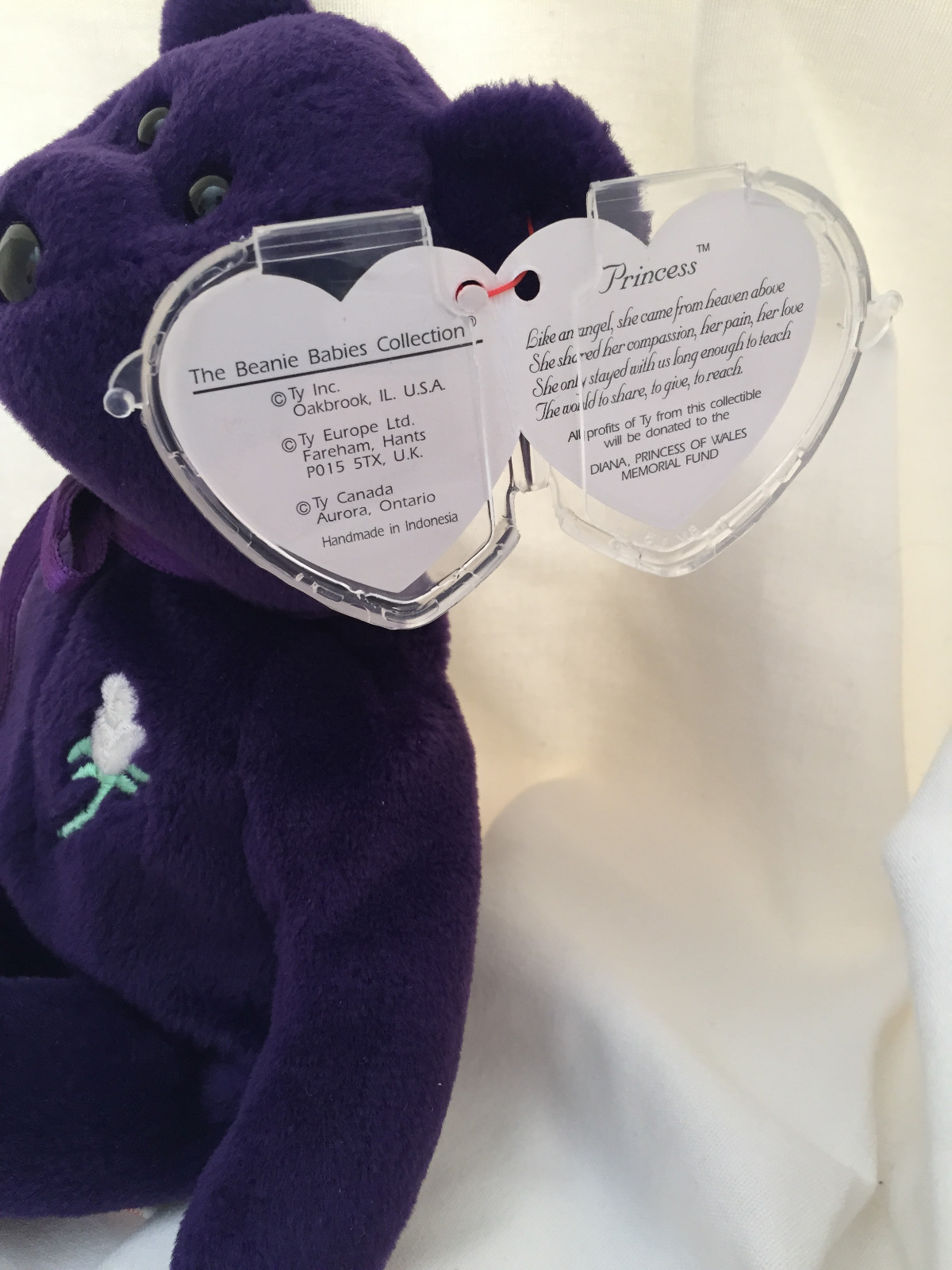 princess diana beanie baby ghost version