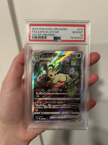 PSA 10 Leafeon VSTAR SAR 210/172 s12a VSTAR Universe 2022 PSA 10 Leafeon VSTAR SAR 210/172 s12a VSTAR Universe 2022