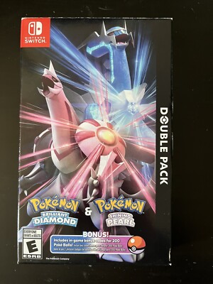 Pokemon Brilliant Diamond & Shining Pearl Double Pack (Nintendo Switch) READ