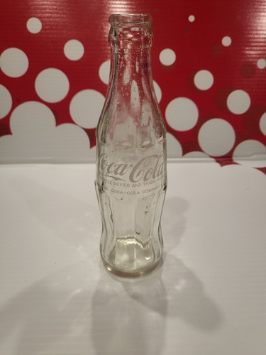 Coca-Cola 200 ml Clear Painted White Label Coke Bottle