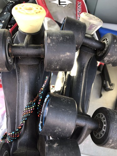 Cobra Roller Derby Speed Skates Black Power Formula Wheels Size 8