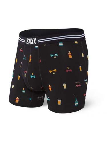 

Мужские трусы-боксеры Saxx Underwear Vibe, темно-синие суперполоски, размер, Navy super stripe