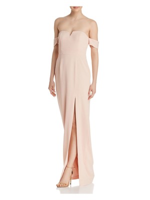 

AIDAN AIDAN MATTOX Женское розовое вечернее платье в полный рост со встроенным бюстгальтером, Розовый