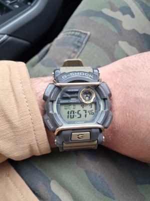 Genuine Casio G-Shock GD400 GD-400-9 olive green rubber Genuine Casio G-Shock GD400 GD-400-9 olive green rubber
