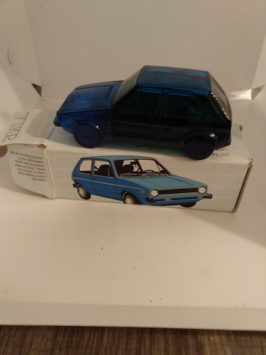 Avon Vintage Blue Volkswagen Rabbit Light Musk Cologne 3 fl.oz
