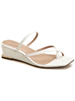 

ALFANI Женские белые сандалии на танкетке с металлическим акцентом Eadyn Square Toe Slip On Sandals 6,5 M, Белый, 10012715700