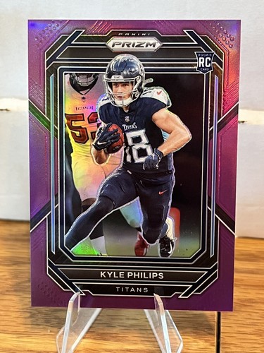 2022 Panini Prizm Kyle Phillips Purple Prizm RC /125 2022 Panini Prizm Kyle Phillips Purple Prizm RC /125