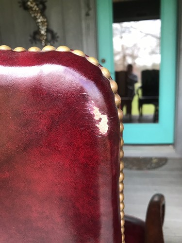 Two Matching Hancock And Moore Leather Chairs