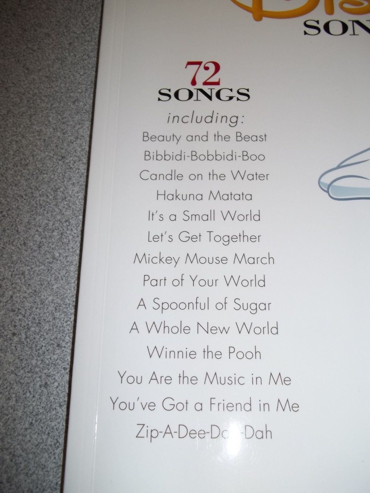 HAL LEONARD BIG BOOK OF DISNEY SONGS VIOLA 72 SONGS EXCELLENT CONDITION