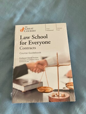 The Great Courses Law School for Everyone: Contracts DVD Guidebook & Transcript