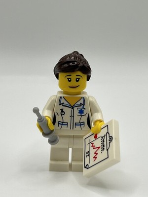 Lego Minifigures Series 1 Nurse Minifigure col011 Col01-11