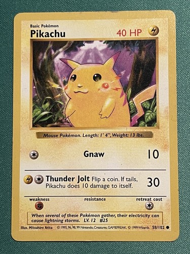 ポケモンカードゲーム Pikachu yellowcheek 1stED shadow less s-l400.jpg