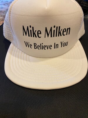 Drexel Burnham Lambert Mike Milken We Believe In You Hat