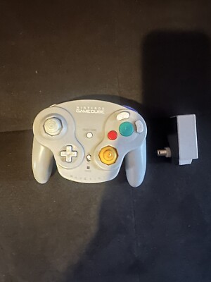 OEM Nintendo Gamecube Wavebird Platinum Controller - DOL-004 & DOL-005 - Tested