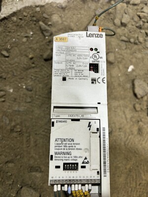 LENZE E82EV751_4B INVERTER 0.75kW 0-400/500V USED DRIVE