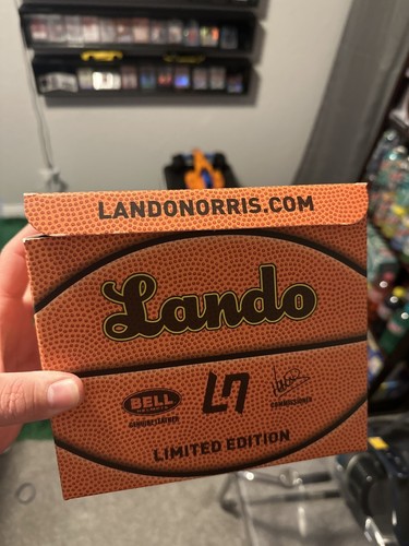2022 Lando Norris 1:2 Scale Basketball Miami GP Helmet