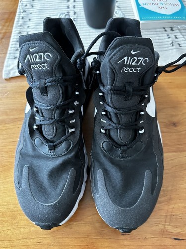 Size 10.5 - Nike Air Max 270 React Black White - AO4971-004