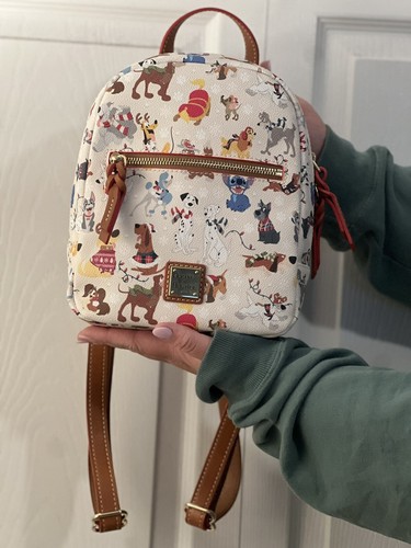 Dooney & Bourke Disney Christmas Backpack Santa Tails Holiday Dogs Faux Leather Disney Dogs Holiday Santa Tails by Dooney and Bourke  main image 4