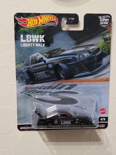 Hot Wheels LB-ER34 Liberty Walk Nissan Skyline Mountain