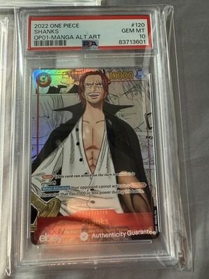 Monkey D Garp OP02-002 PSA 10 ALT ART LEADER One Piece PRE-ERRATA English