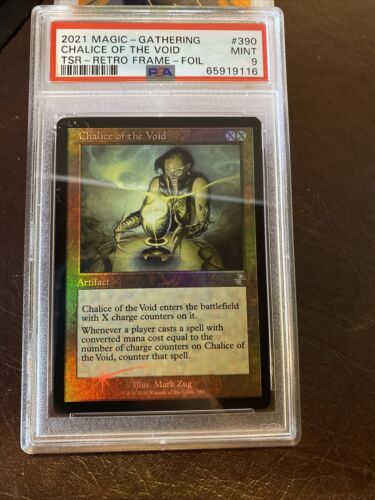 PSA 9 Mint Pop 1 Chalice of the Void Foil Time Spiral PSA 9 Mint Pop 1 Chalice of the Void Foil Time Spiral
