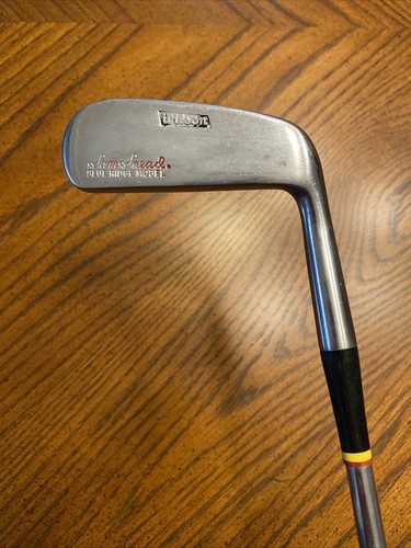 Wilson Sam Snead Blue Ridge Model Putter Right Hand Steel Shaft Leather Grip
