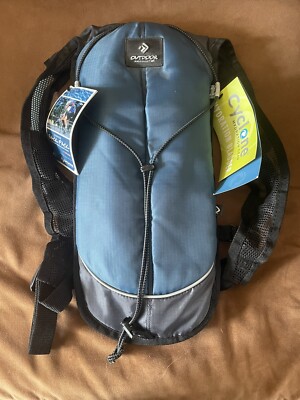 Outdoor Products Typhoon Cyclone Hydration Backpack 2 Liter Navy Camel Hiking
