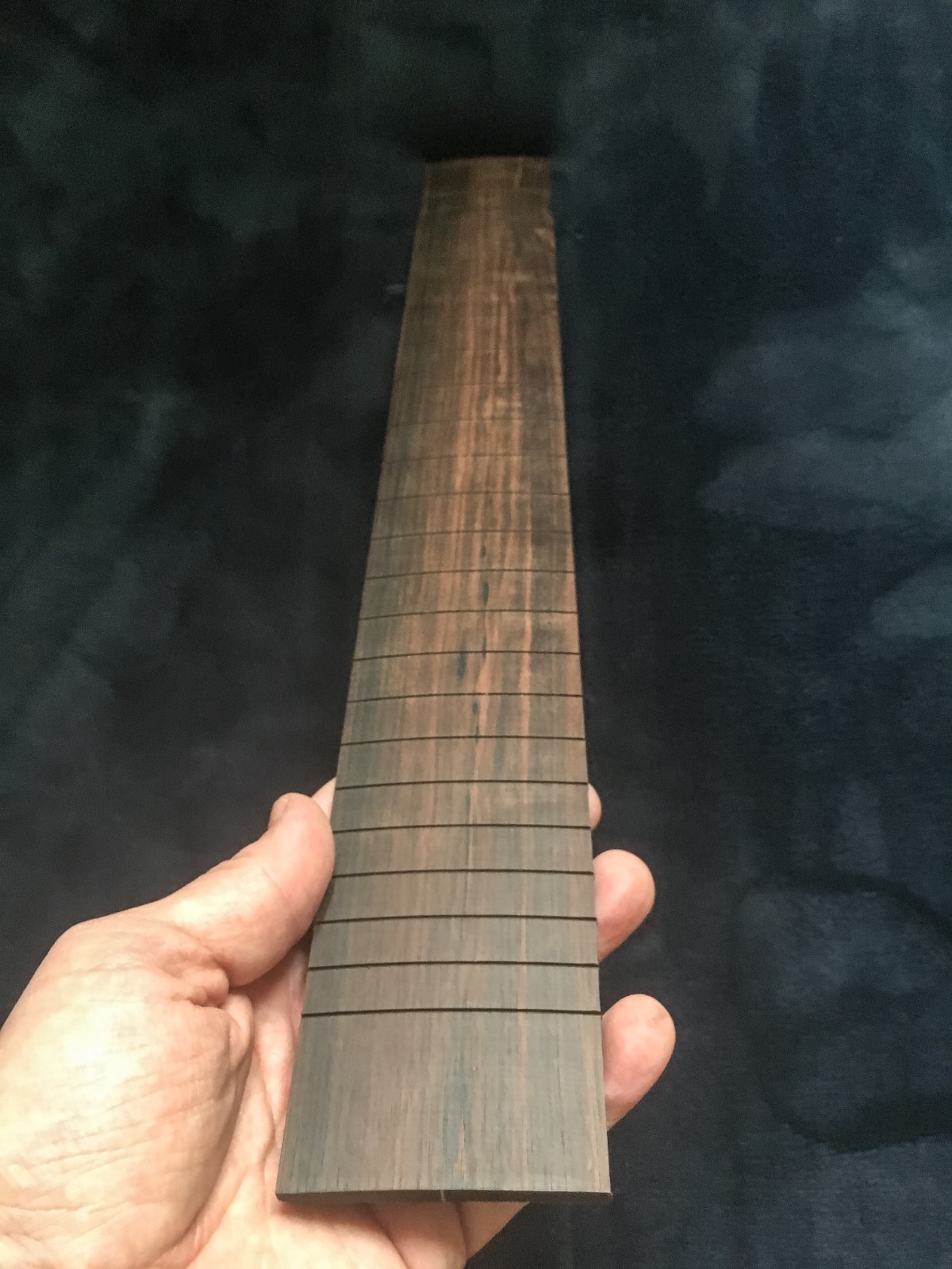 Slotted Macassar Ebony Slotted Fretboard - Beautiful!
