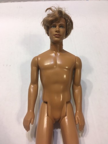 Vtg. Barbie Mattel WITH HAIR KEN DOLL Made in INDONESIA 1968 Bendable