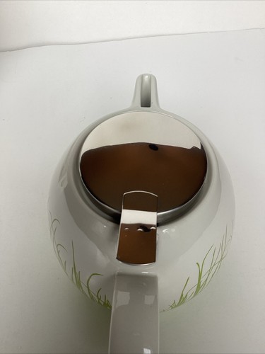 Tea Forte Pugg 24 Ounce Teapot Tea For One Spring Grass New In Box White Green