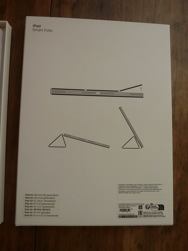 2 iPad-Air A2588 5th Gen 64GB Space Gray,5th Gen Smart Folio EMPTY BOXES ONLY