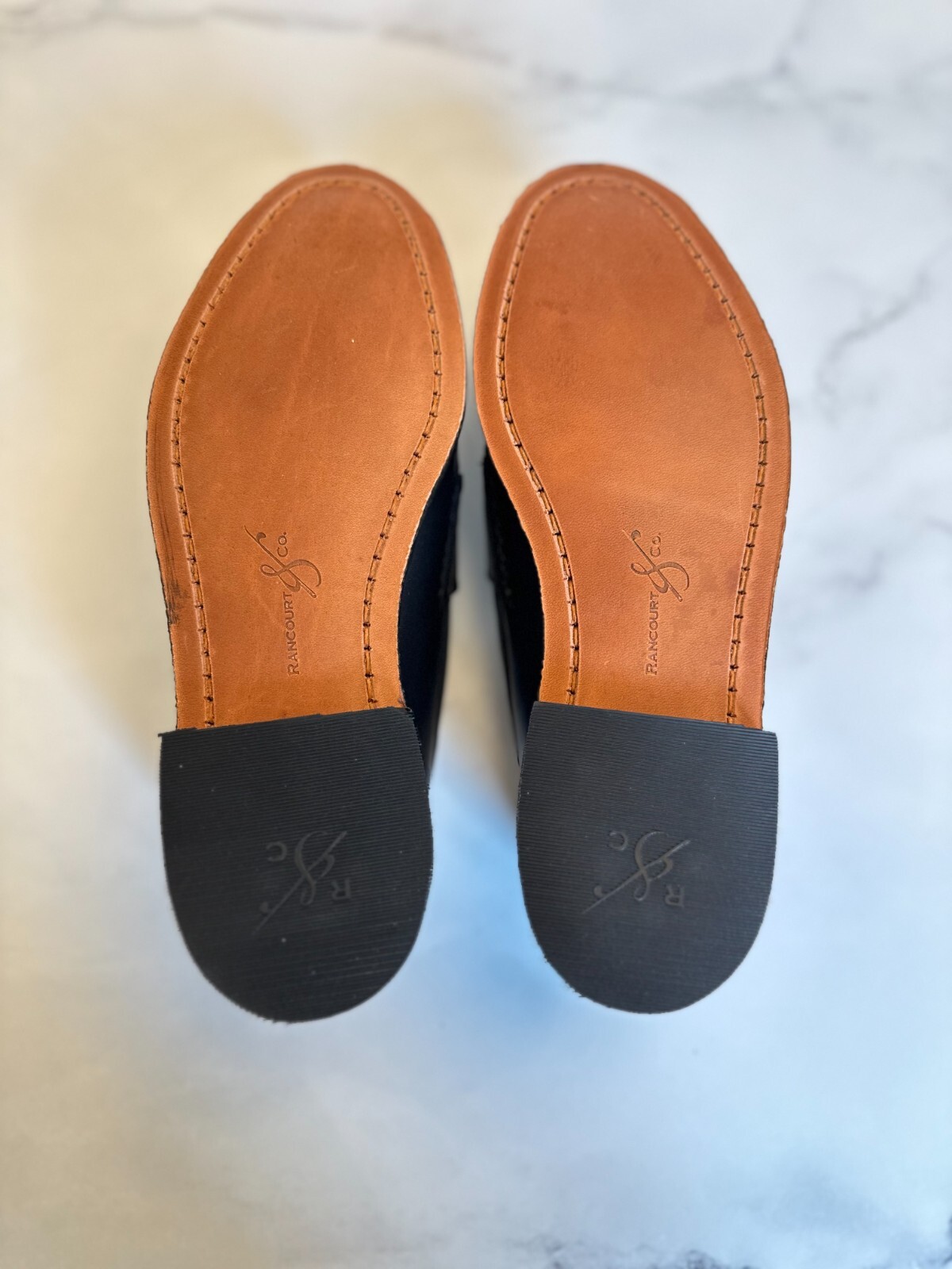 ***NIB*** Rancourt Horse-Bit Loafer - Black Calf