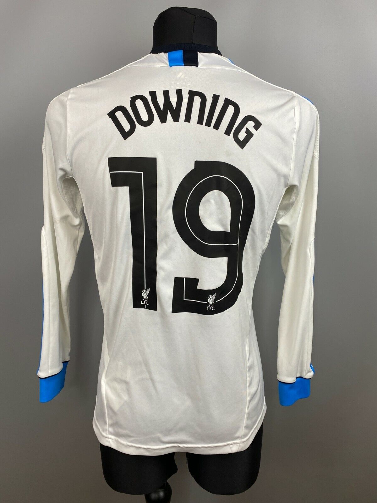 LIVERPOOL 2011 2012 DOWNING THIRD SHIRT FOOTBALL SOCCER