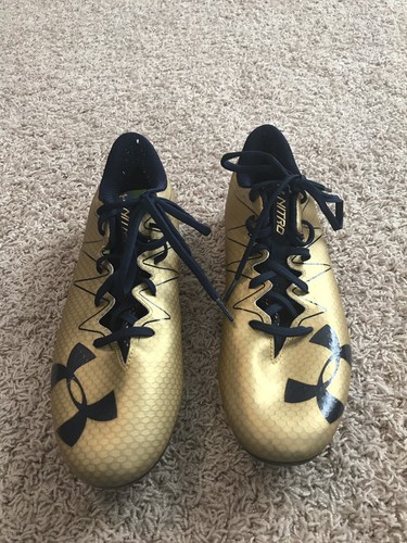 Notre Dame Irish Football Under Armour Team Issued 2016 Cleats Used Size 10.5 ND
