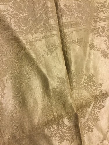 Vintage Antique Monogram Linen Napkins with fringe - Lot / Set of 10 -