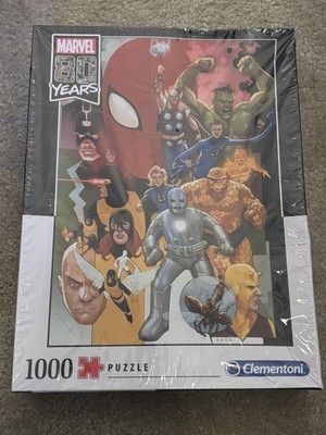 Clementoni Marvel 80th Anniversary High Quality Jigsaw Puzzle 1,000 Piece : NEW