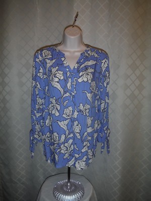 3/4 Sleeve Blouses XL,M,S, APT.9 Multi Color  Floral 100% rayon NWT