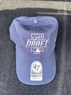  47 BRAND 2024 MAJOR LEAGUE BASEBALL MLB  DRAFT HAT CAP ADJUSTABLE CLEAN UP RARE