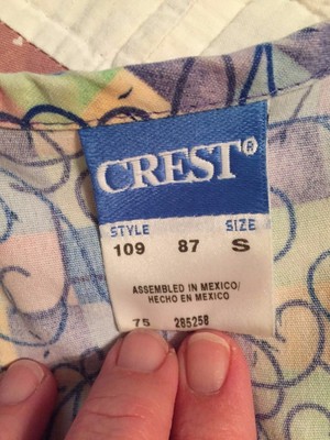 CREST scrub top