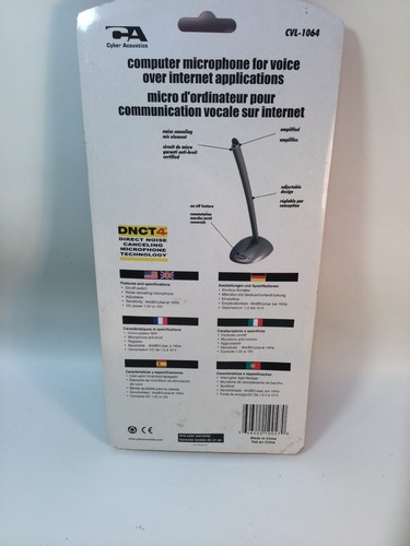 Cyber Acoustics CVL-1064 Desktop Microphone