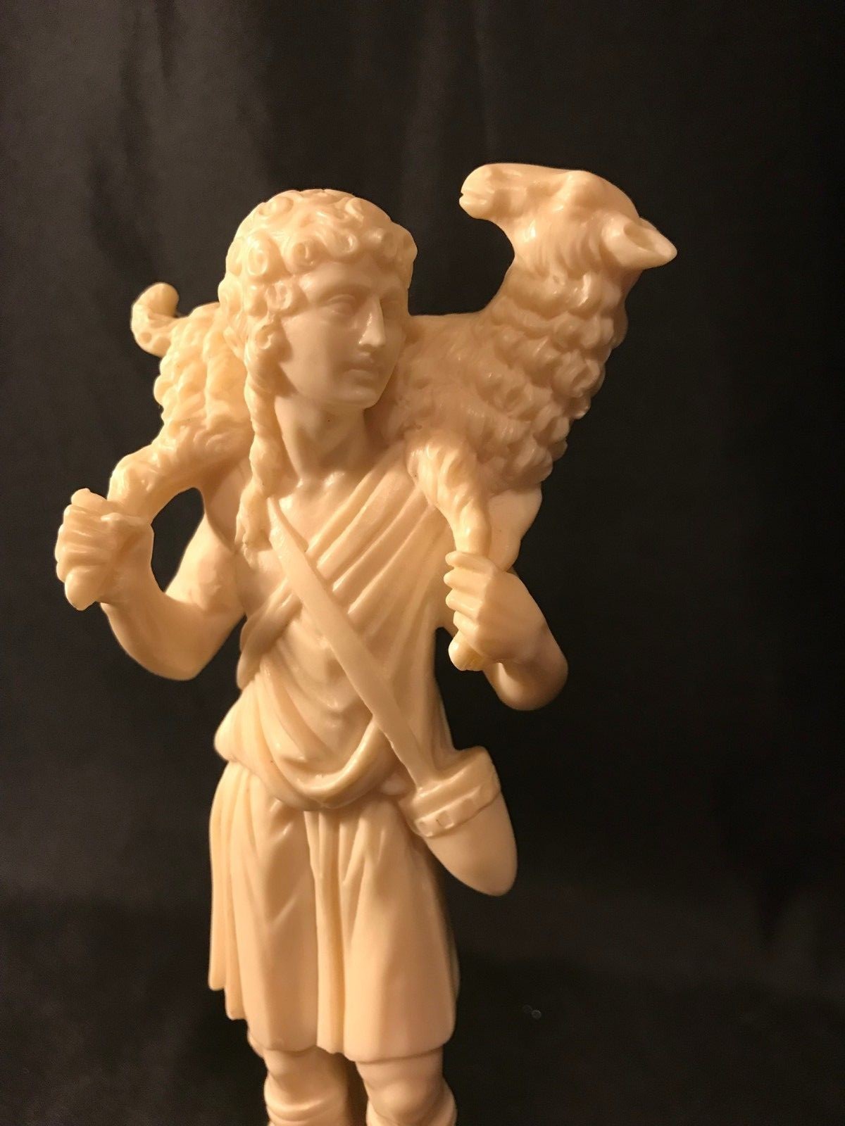 A. Santini Classic Figure Italy 'The Good Shepard' Statue Made in Italy