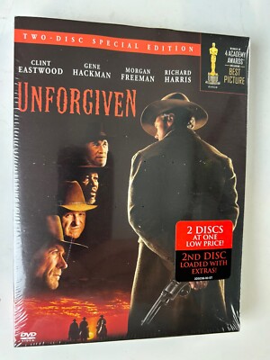 Unforgiven DVD 2002 Clint Eastwood Gene Hackman Morgan Freeman New Sealed