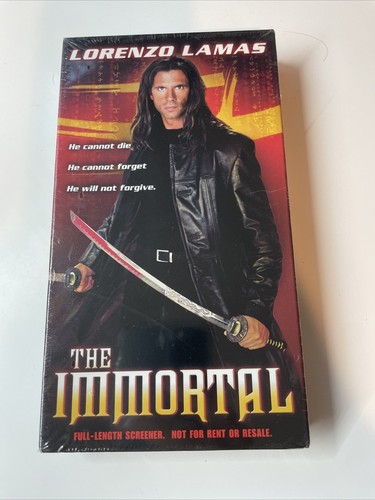The Immortal VHS Video Tape Lorenzo Lamas Brand New Sealed