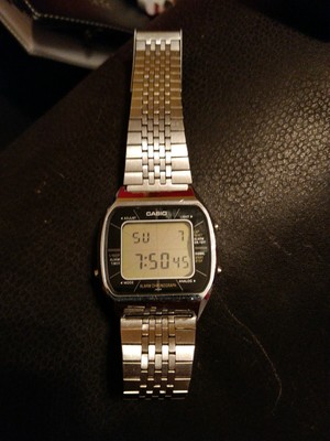 Mens Casio A201 Module 103 Blue Thunder Watch Rare Vintage Retro