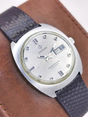 Vintage Candino Chaparral Automatic ETA 2630 Swiss Made Wrist Watch 